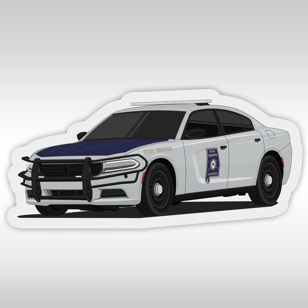 Alabama Highway Patrol Stickers - Charger- StickerPRO.com - blacksheep industries