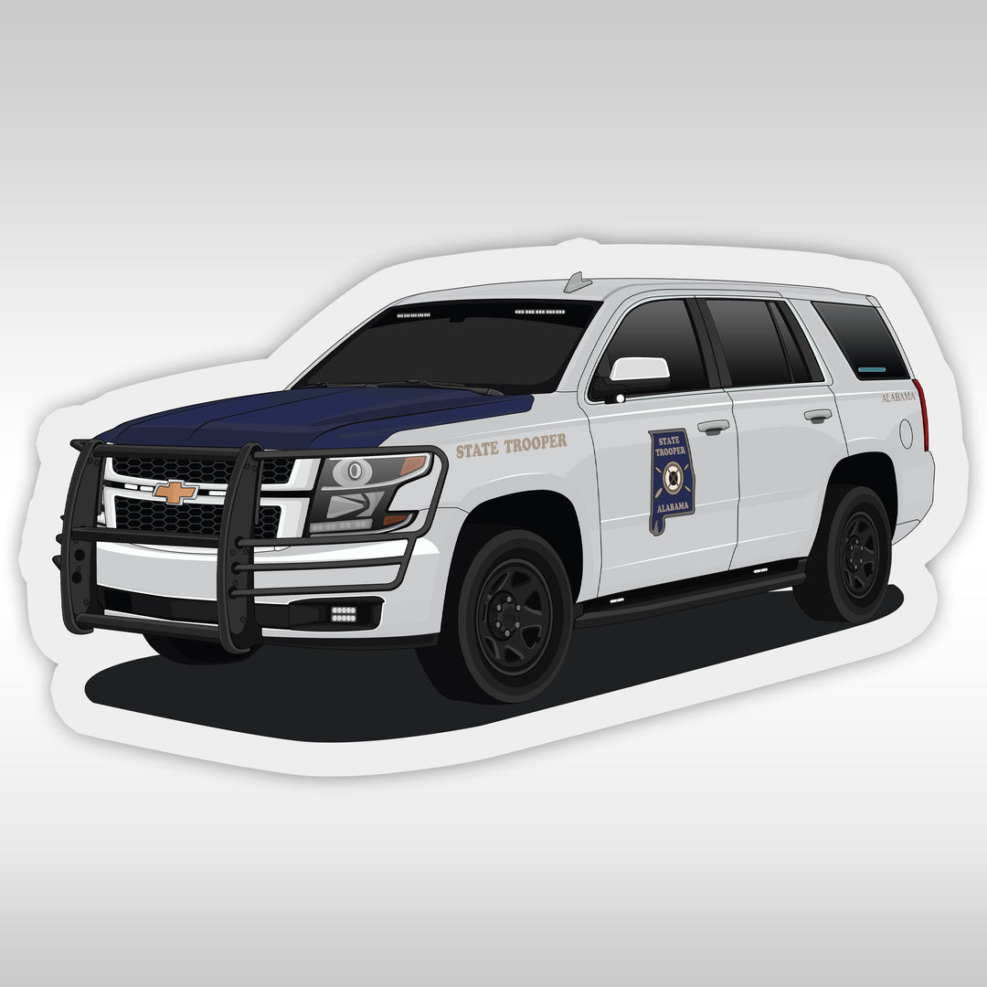 Alabama Highway Patrol Stickers - Tahoe- StickerPRO.com - blacksheep industries