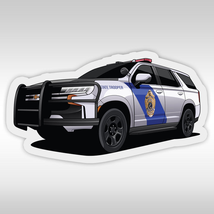 Alaska State Trooper Stickers - Tahoe- StickerPRO.com