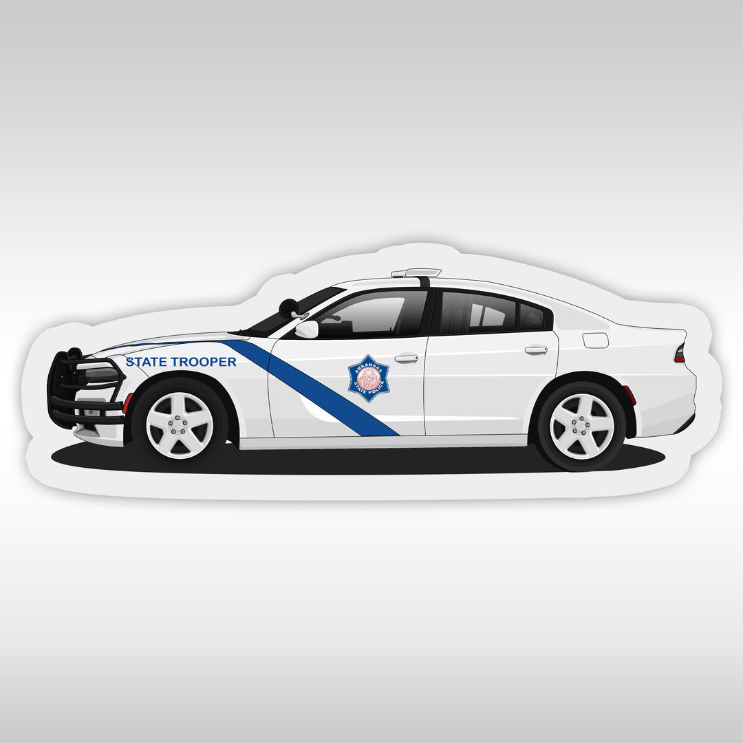 Arkansas State Police Stickers - Charger - StickerPRO.com - Blacksheep Industries
