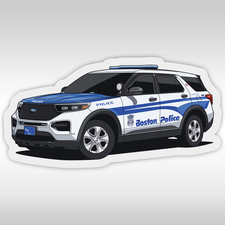 Boston Police Department Stickers- Explorer