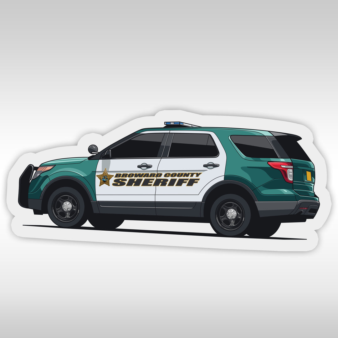 Broward County Sheriff Stickers - Explorer - StickerPRO.com - Blacksheep Industries