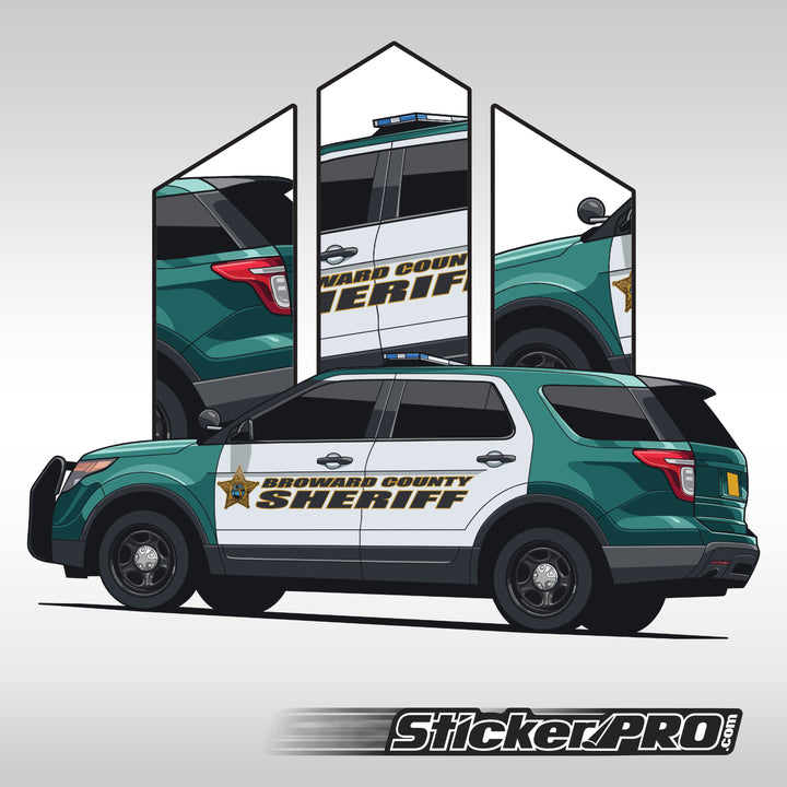 Broward County Sheriff Stickers - Explorer - StickerPRO.com - Blacksheep Industries