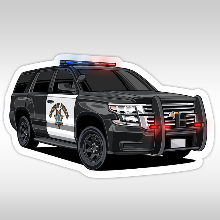 California Highway Patrol - Tahoe Stickers StickerPRO.com - CHP Stickers