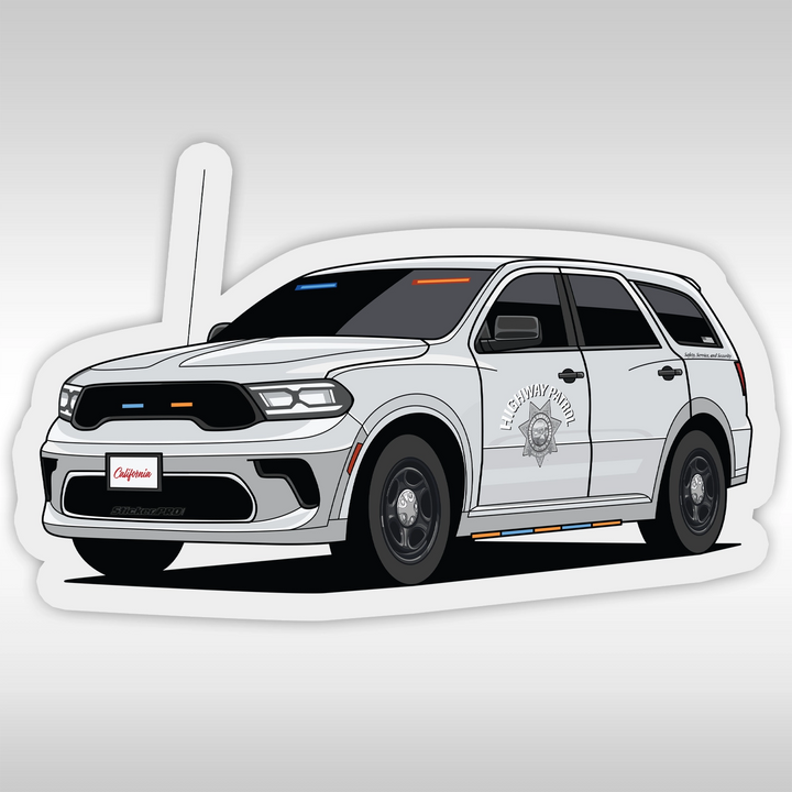 California Highway Patrol (CHP) Stickers -Durango Stealth Grey