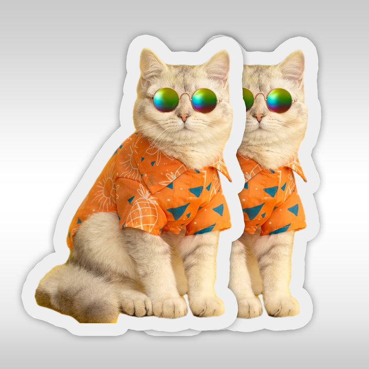 Custom Cat Stickers-Pet Stickers-Quality Custom Stickers - StickerPRO.com