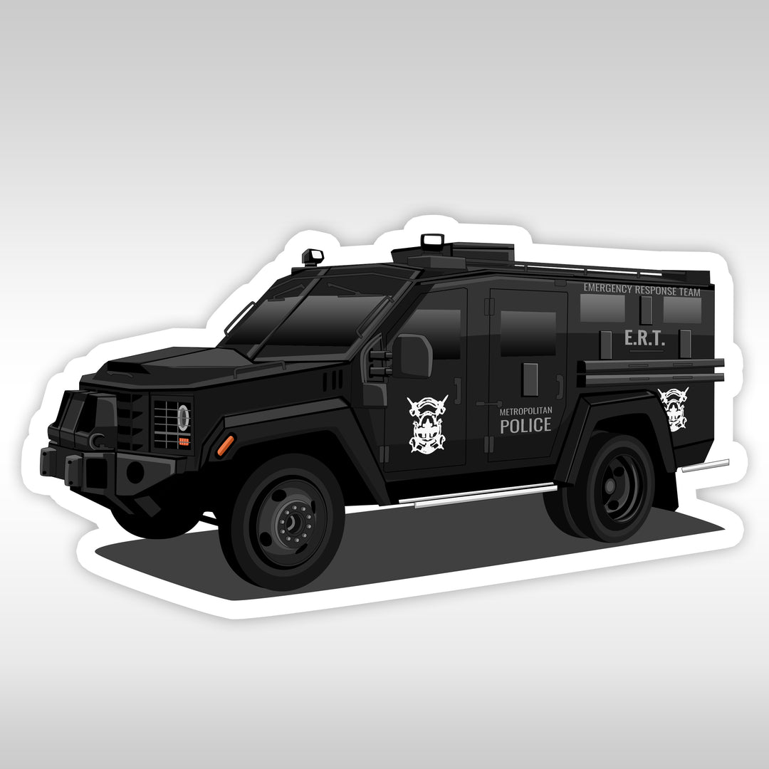 DC Metro Police Department Stickers - Swat Bearcat - StickerPRO.com