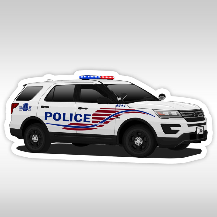 DC Metro Police Department Stickers - Ford Explorer - StickerPRO.com
