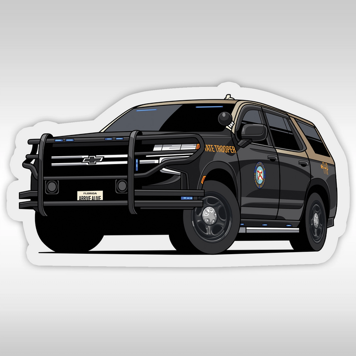 Florida Highway Patrol Stickers - Tahoe
