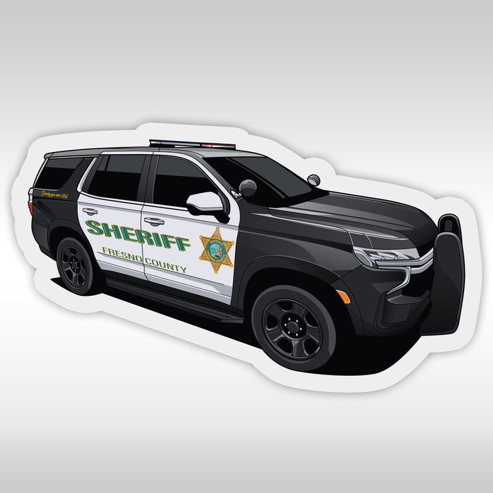 Fresno County Sheriff Office Stickers - Tahoe Stickers - StickerPRO.com 