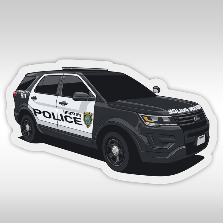 Houston Police Department Stickers - Explorer- StickerPRO.com - Blacksheep Industries