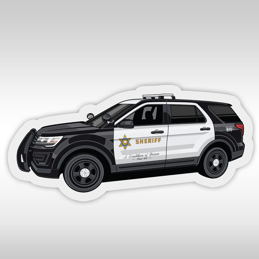 Utah Highway Patrol Stickers - Explorer - StickerPRO.com - Police Stickers 