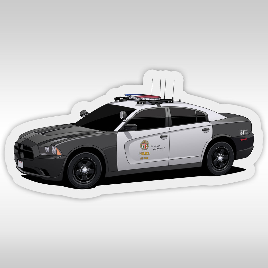 Los Angeles Police Department (LAPD)Stickers - Charger-StickerPRO.com