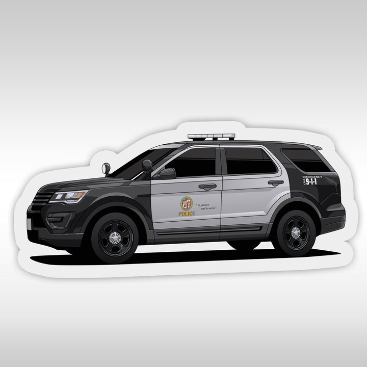 Los Angeles Police Department (LAPD) Stickers-Explorer - StickerPRO.com