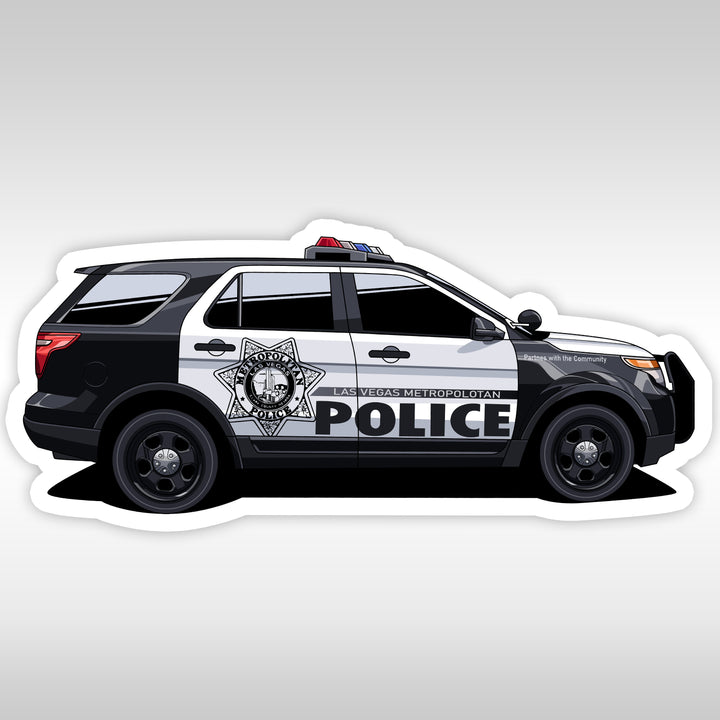 Las Vegas Metro Police Stickers - Las Vegas PD Stickers - Police Vehicle Stickers - LVMPD Stickers - Police Stickers - StickerPRO.com
