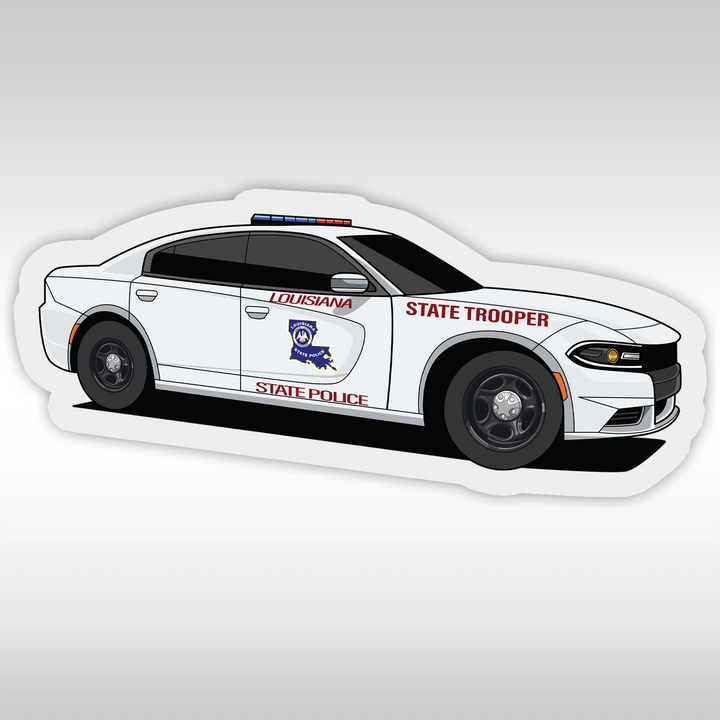 Louisiana State Police Stickers - Charger
