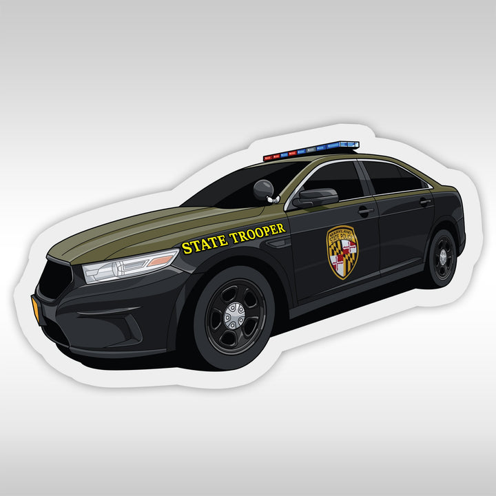 Maryland State Police Stickers - Taurus