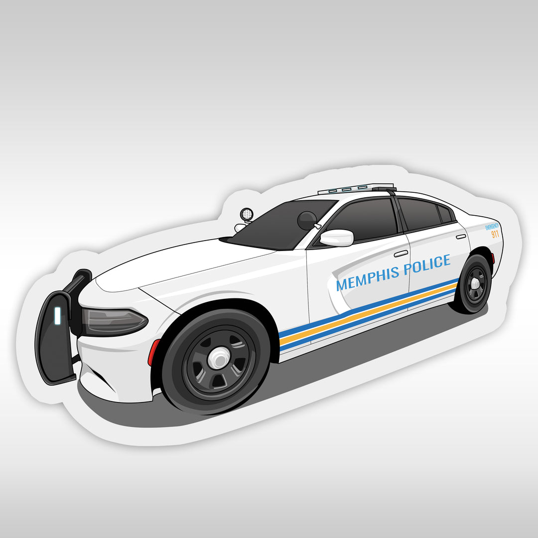 Memphis Police Department Stickers - Charger - StickerPRO.com - Police Stickers 