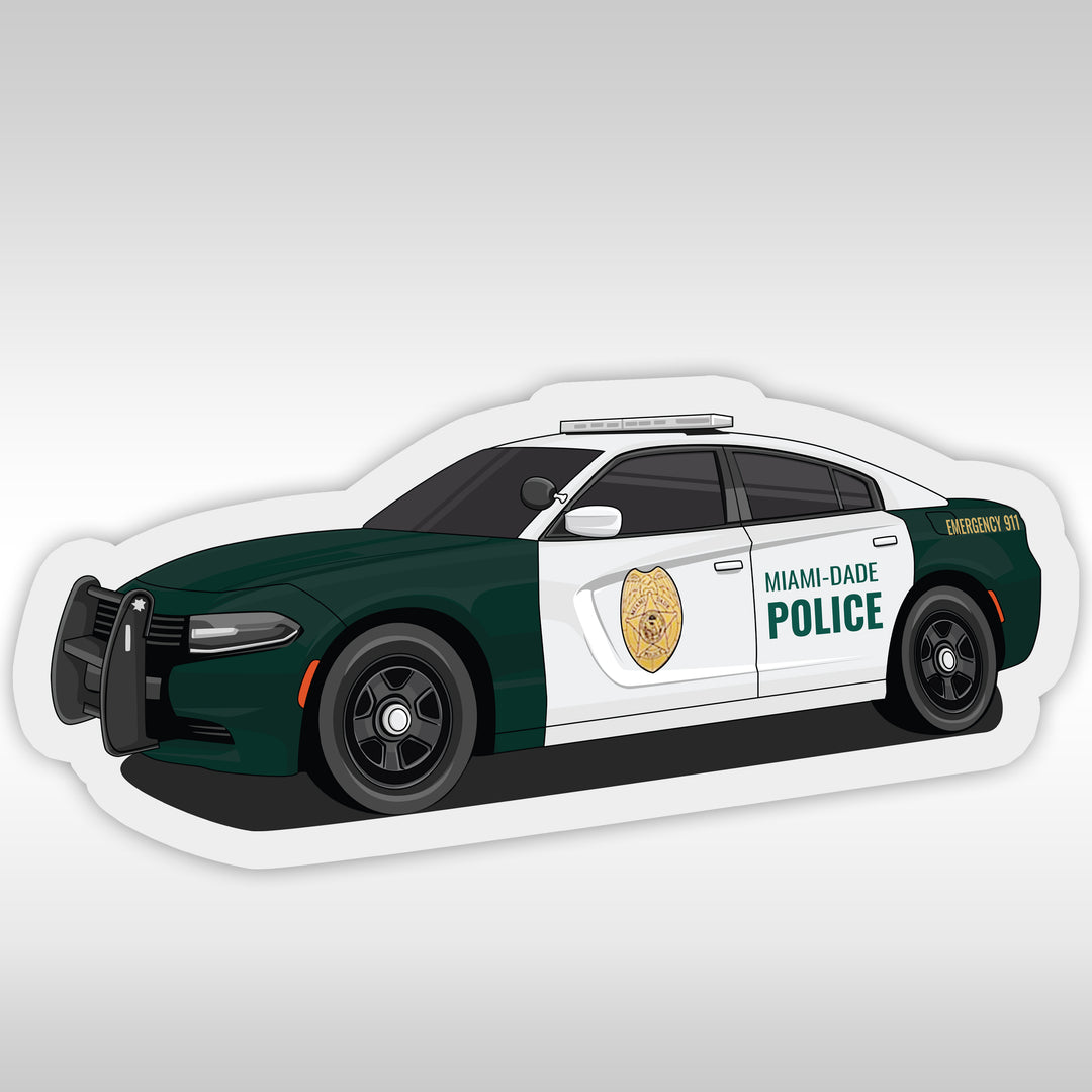 Miami-Dade Police Department Stickers - Charger-StickerPRO.com - Blacksheep Industries
