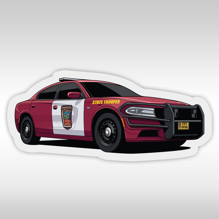 Minnesota State Patrol Stickers - Charger- StickerPRO.com - Blacksheep Industries