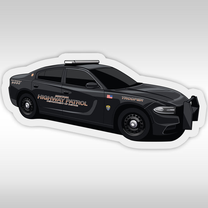 Montana Highway Patrol Stickers - Charger