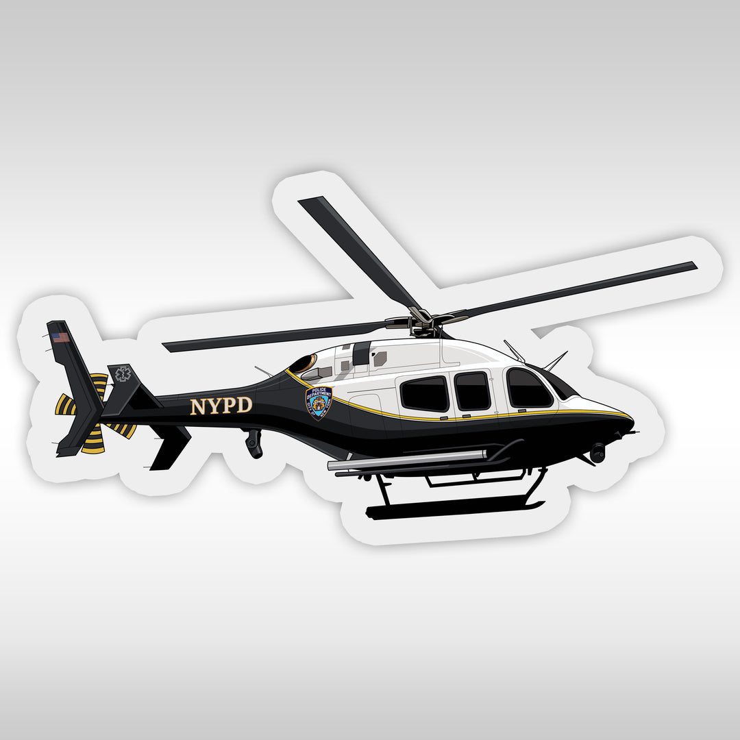 NYPD Stickers - Helicopter Stickers - StickerPRO.com - NYPD Stickers