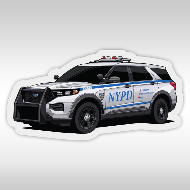 New York Police Department Stickers (NYPD) - Explorer