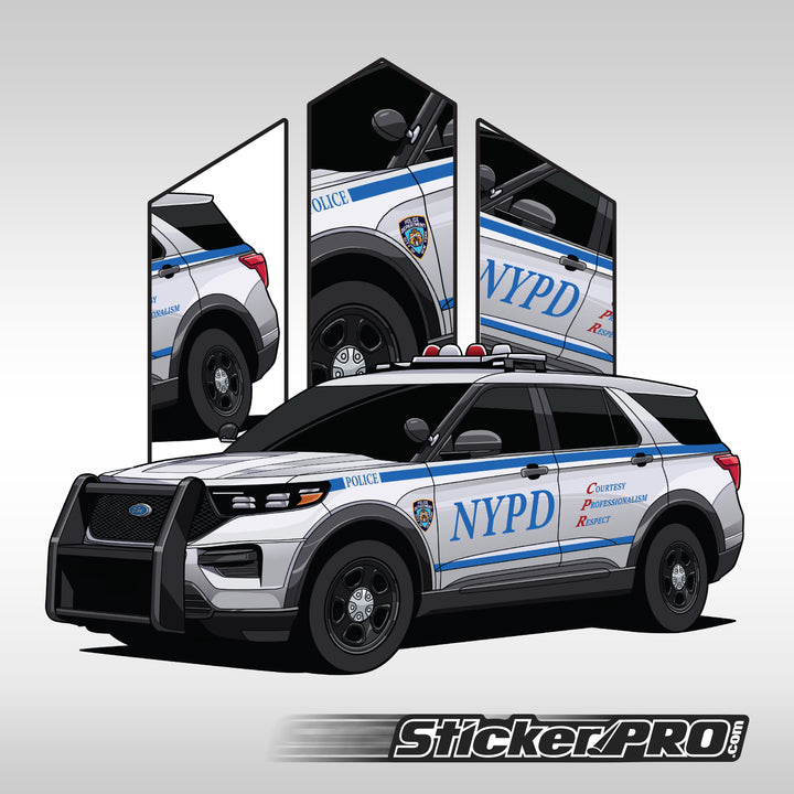 New York Police Department Stickers (NYPD) - Explorer