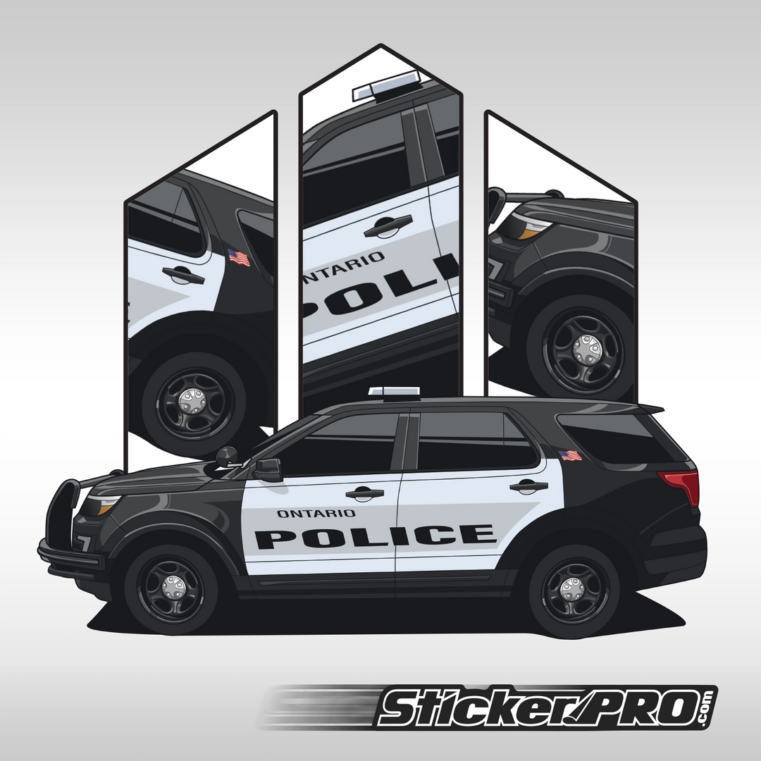 Ontario Police Department Stickers - Explorer