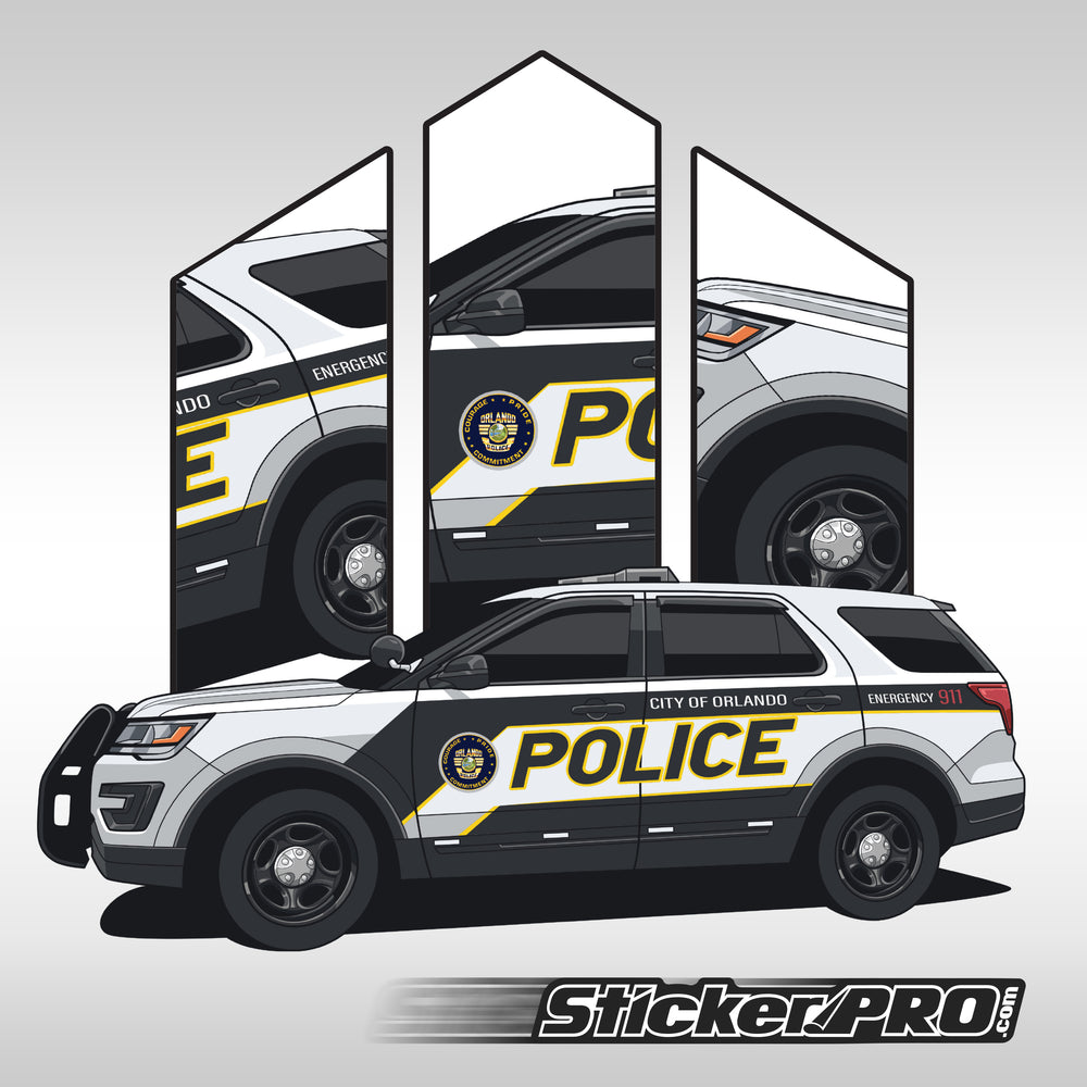 Orlando Police Department Stickers - Explorer- StickerPRO.com - Blacksheep Industries