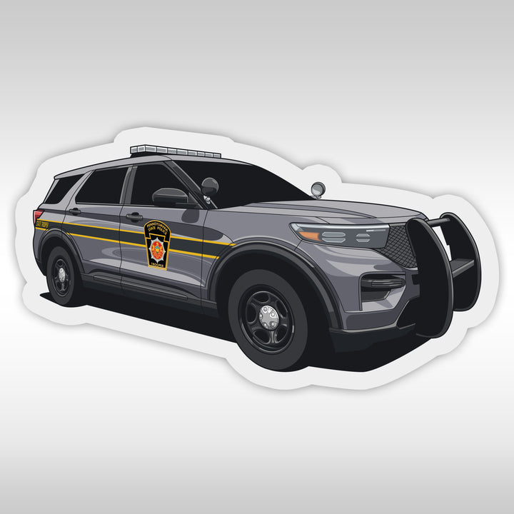 Pennsylvania State Police Stickers - Explorer- StickerPRO.com - Blacksheep Industries