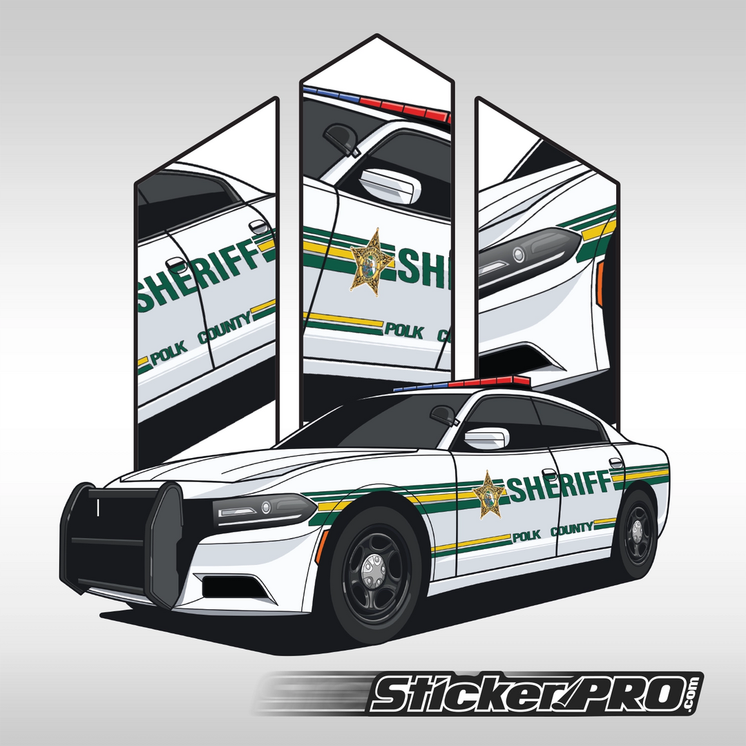 Polk County Sheriffs Office Stickers - Charger