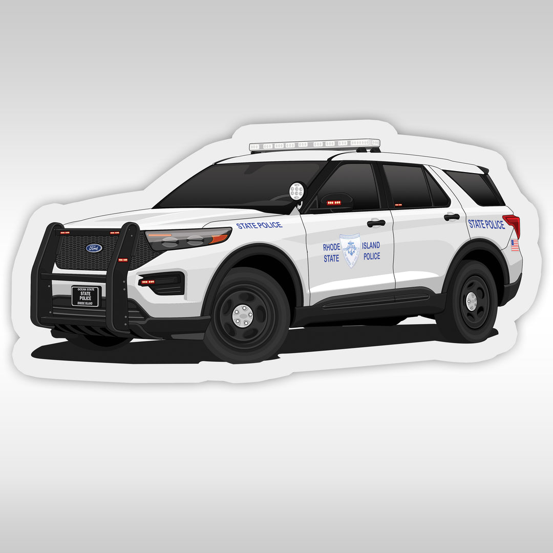 Rhode Island State Police Stickers - Explorer - StickerPRO.com