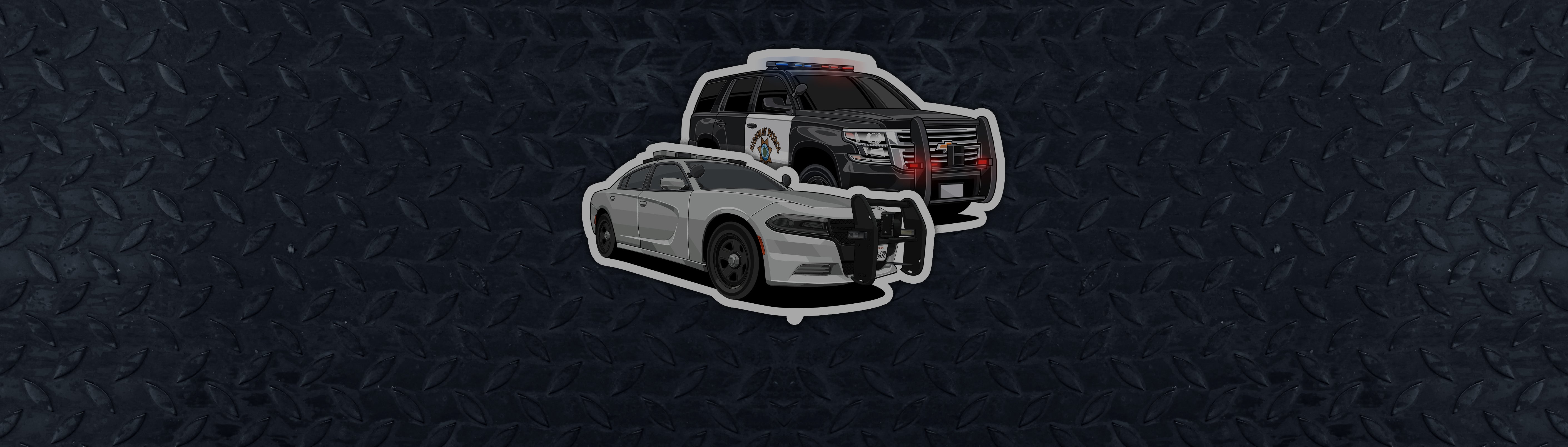 Police Vehicle Stickers - Police Car Stickers- StickerPRO.com