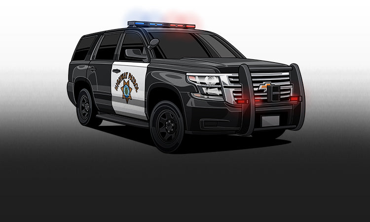 Police Vehicle Stickers - Police Stickers - Patrol Vehicle Stickers - Cop Car Stickers - StickerPRO.com