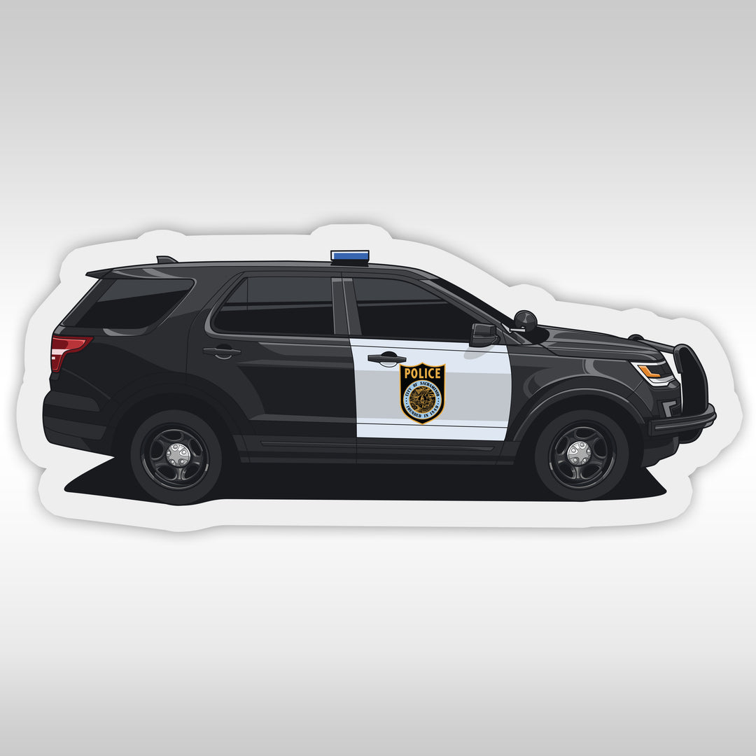 Sacramento Police Department Stickers- Explorer  - StickerPRO.com - Blacksheep Industries