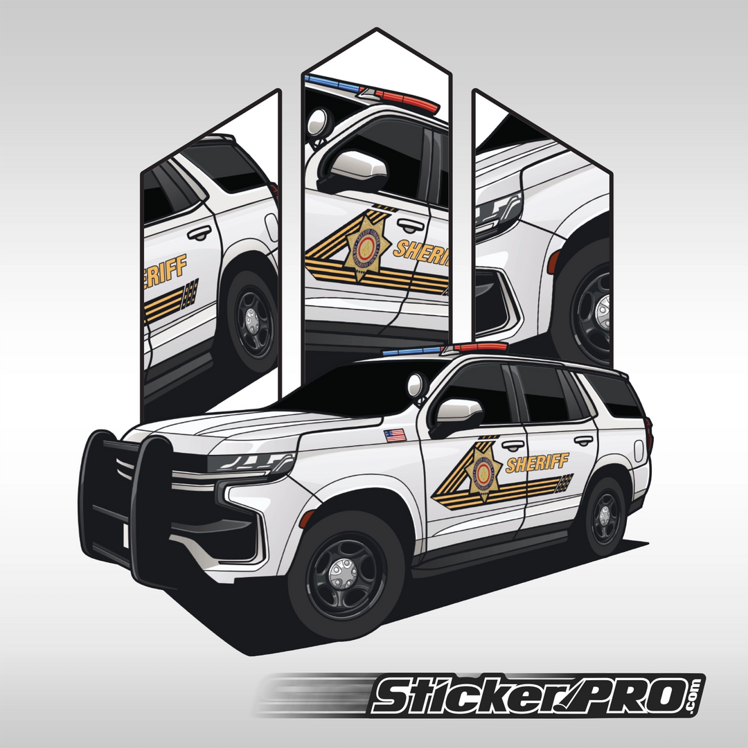 San Bernardino County Sheriff Stickers - Tahoe