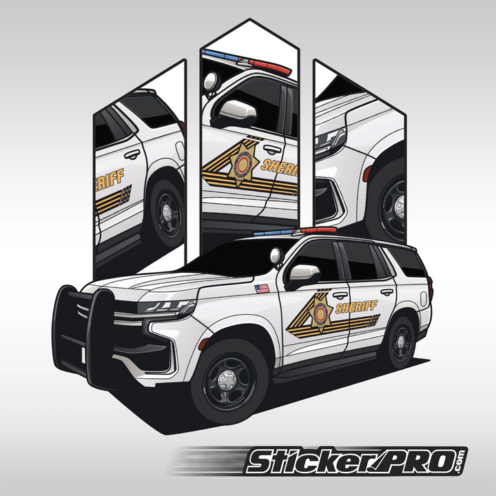 San Bernardino County Sheriff Stickers - Tahoe