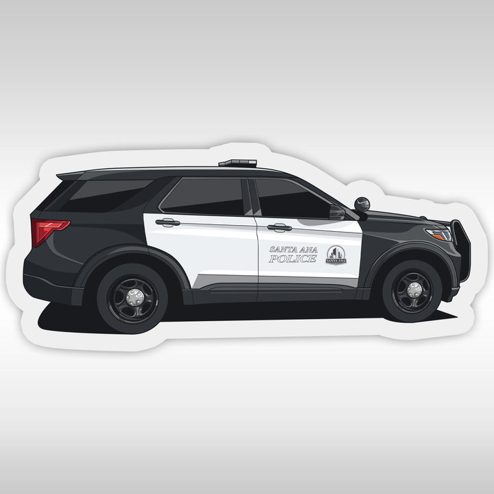 Santa Ana Police Department Stickers - Explorer