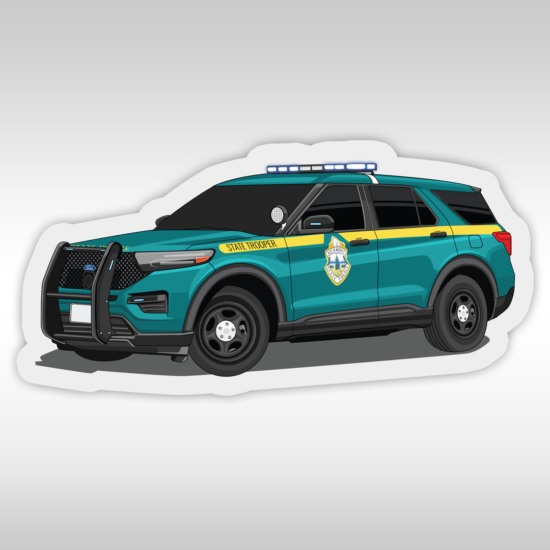 Vermont State Police Stickers- Explorer- StickerPRO.com - Blacksheep Industries