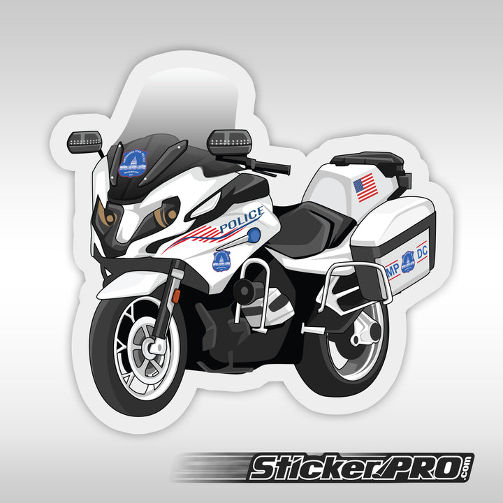 Washington DC Metro Police Department Stickers- Motorcycle- StickerPRO.com - Blacksheep Industries