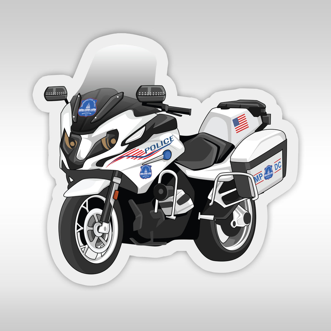 Washington DC Metro Police Department Stickers- Motorcycle- StickerPRO.com - Blacksheep Industries