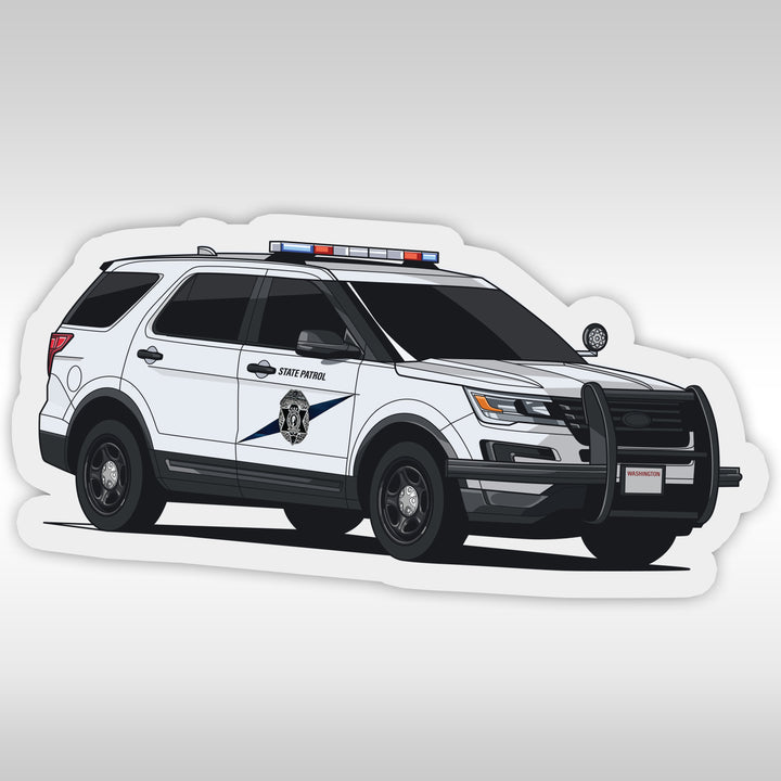 Washington State Patrol Stickers- Explorer