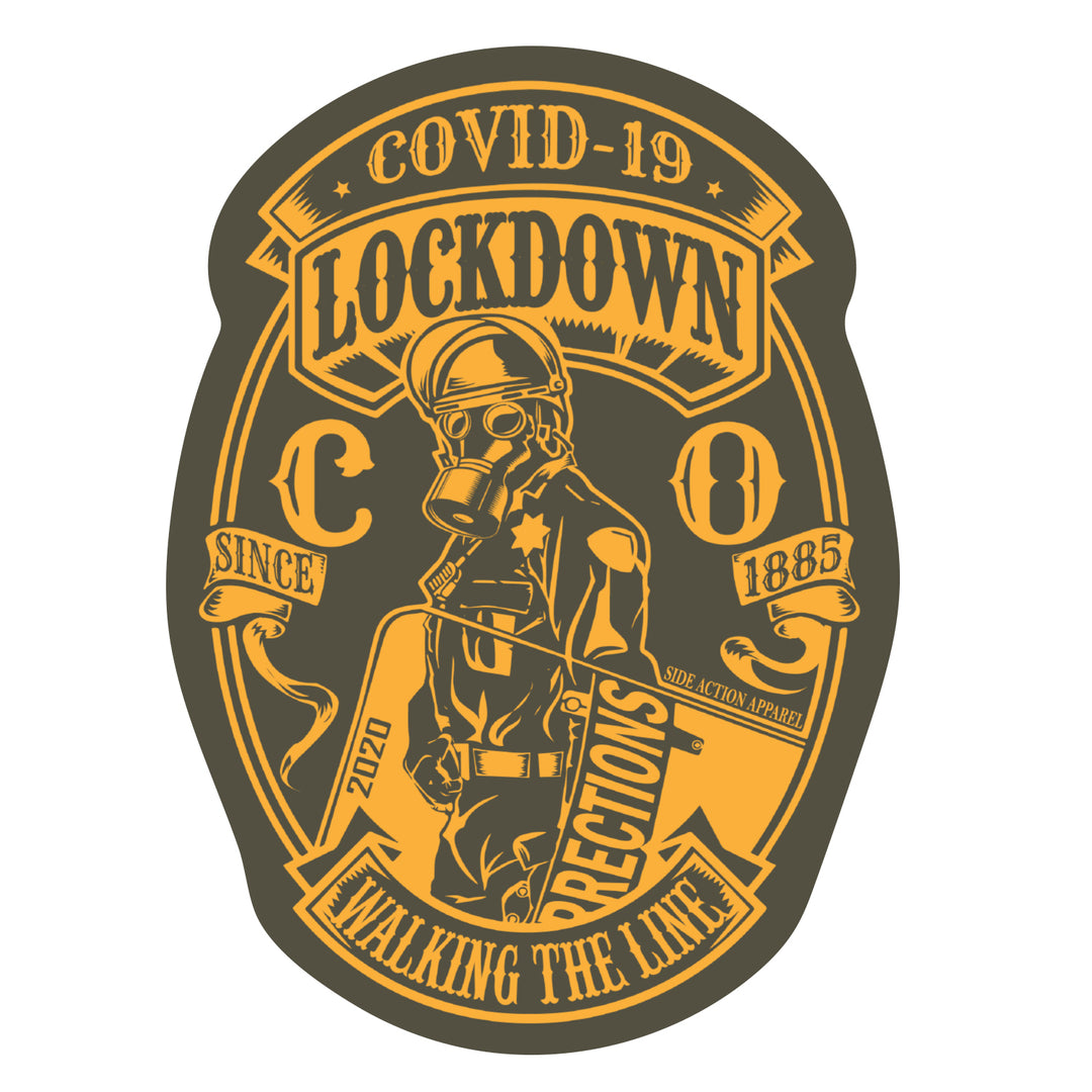 SAA- Corrections Lockdown Sticker